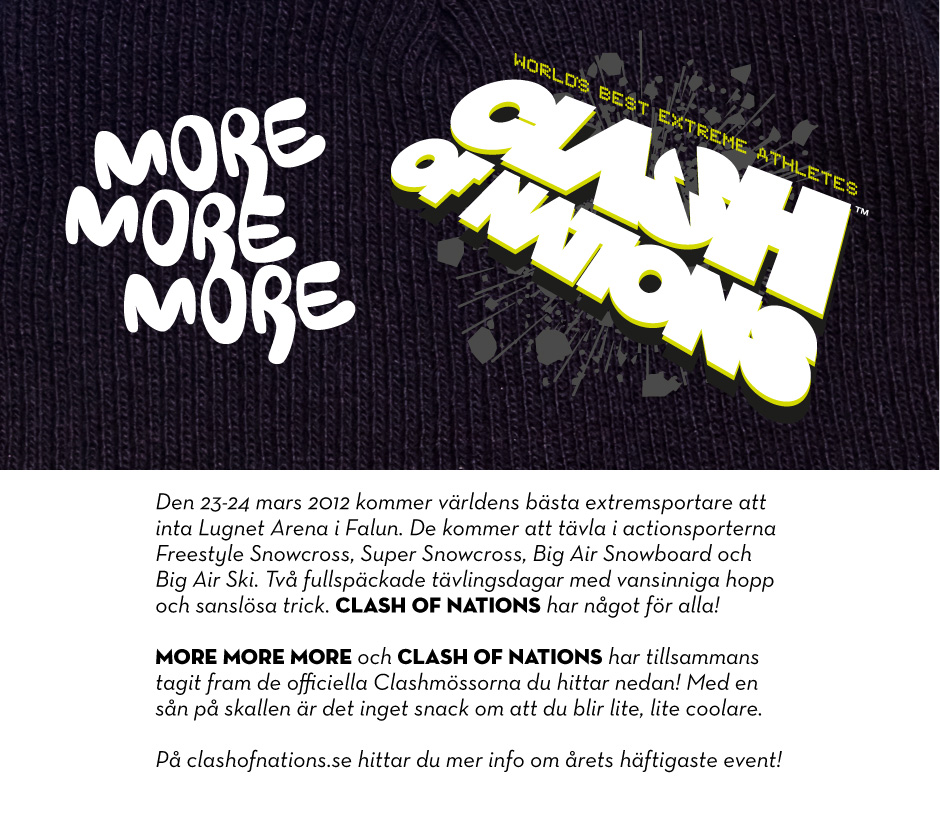 More More More och Clash of Nations - Officella m&ouml;ssor!